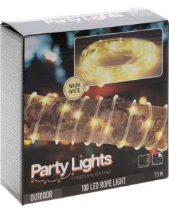  Festbeleuchtung 100 LED warmweiß - 7,5 m