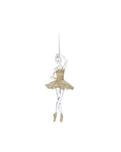 Hängdeko Ballerina gold 17cm - verschiedene Designs