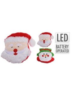 Kissen Weihnachten mit Led Licht 2 Sorten