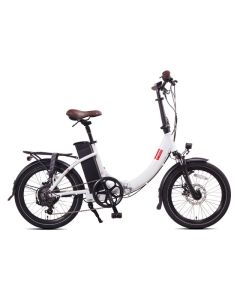 FOO F1 Elektro-Klapprad 20 Zoll 25km/h weiß