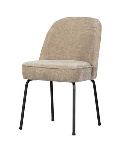 BePureHome Vogue Esszimmerstuhl Chenille Sand