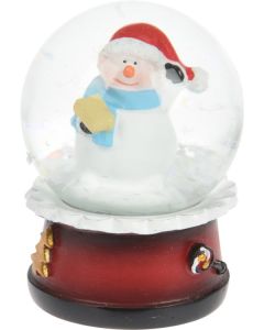 Schneekugel mit Weihnachtsfigur 45 mm - 4 assortierte Designs