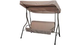 Hollywoodschaukel "Mallorca" Taupe 3-personen