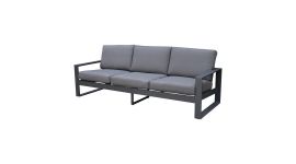 3-Sitzer Sofa Quatar Loungeset - Grau