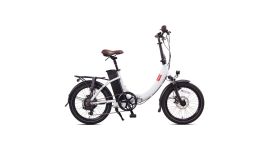 FOO F1 Elektro-Klapprad 20 Zoll 25km/h weiß